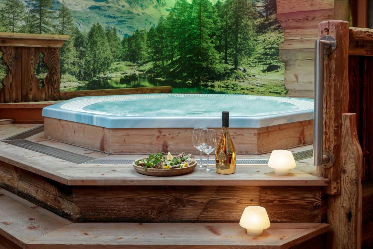 Chalet Matterhorn Francois - Central Ski Chalet With Spa And Breakfast, 100Mt Lift Брей-Червиния Экстерьер фото