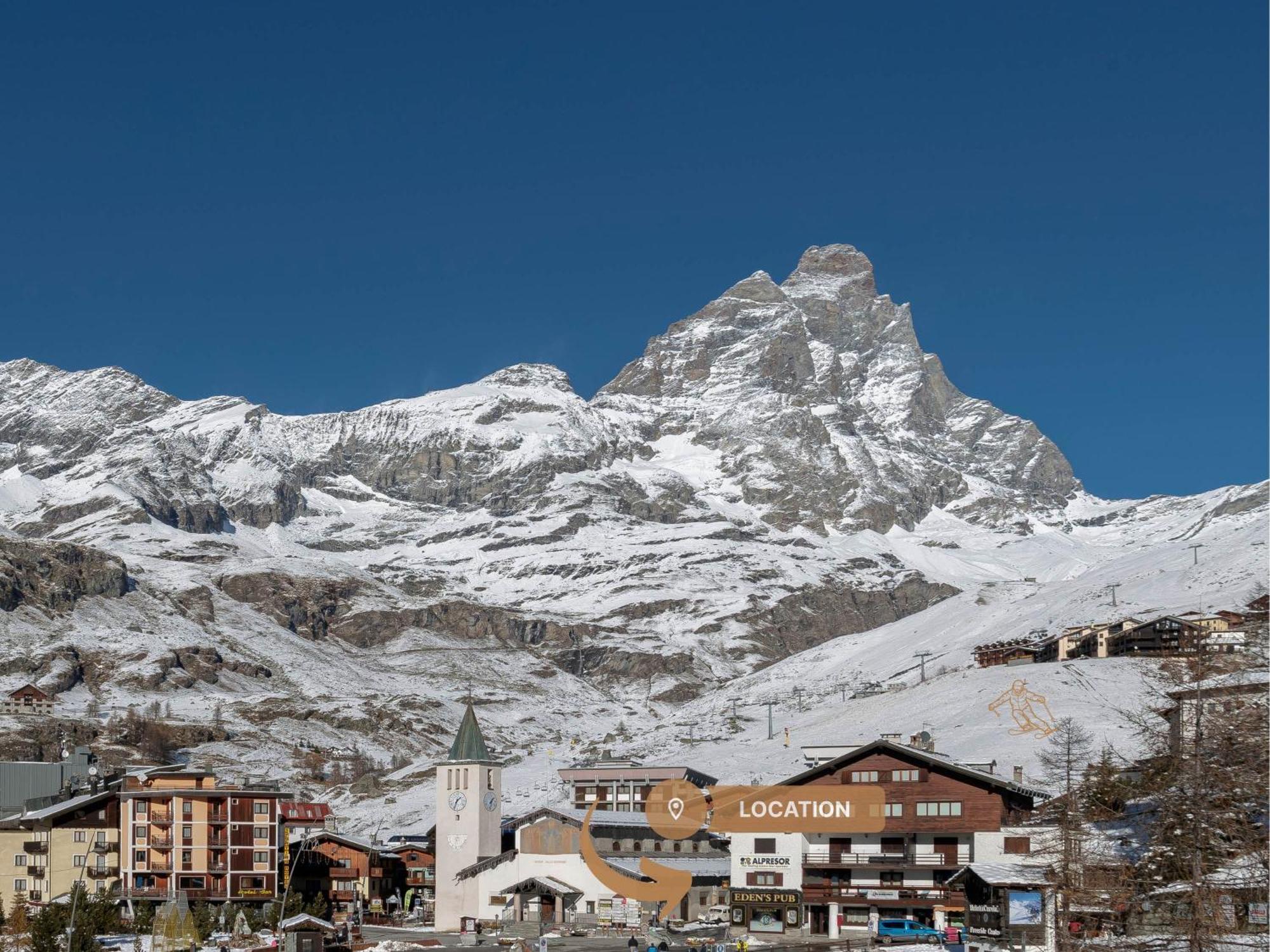 Chalet Matterhorn Francois - Central Ski Chalet With Spa And Breakfast, 100Mt Lift Брей-Червиния Экстерьер фото
